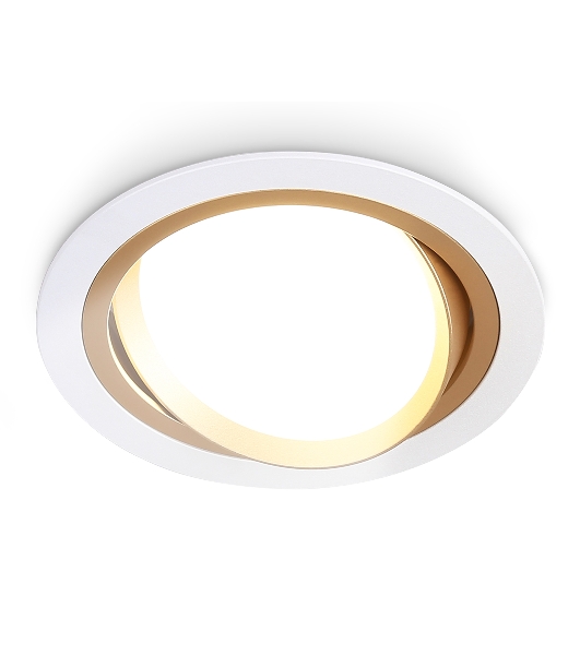Светильник Ambrella light TN51912 WH/GD белый/золото GX53 max 12W D115*23