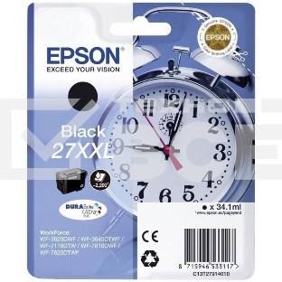 Картридж струйный Epson C13T27914022 черный для Epson WF7110/7610/7620 (2200 стр.)