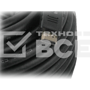 Кабель Cablexpert HDMI CC-HDMI4-30M, 19M/19M, v1.4, медь, позол.разъемы, экран, усилитель сигнала, 30м, черный, пакет
