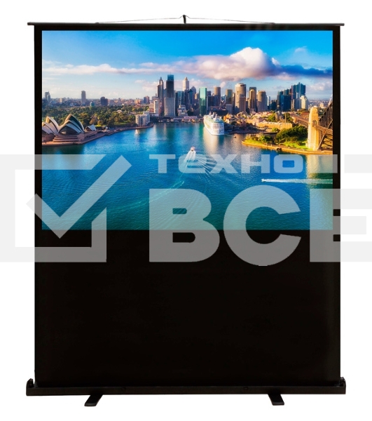 Экран Cactus 120x160см FloorCompactExpert CS-PSFLCE-160X120 4:3 напольный рулонный