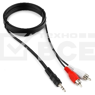Кабель Кабель аудио Gembird, джек3.5 / 2xRCA, 1.5м CCA-458-1.5M