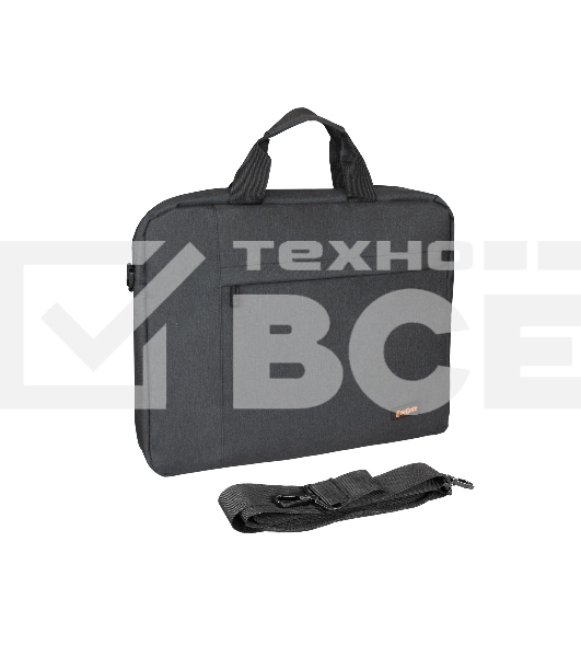 Сумка ExeGate Business ECC-215 Black, черная, полиэстер повышенной плотности 600D, 15.6