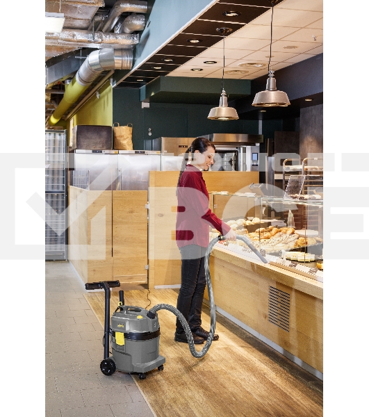Пылесос Karcher NT 22/1 Ap L серый, 1300 Вт, уборка влажная и сухая, пылесборник мешок 22 л