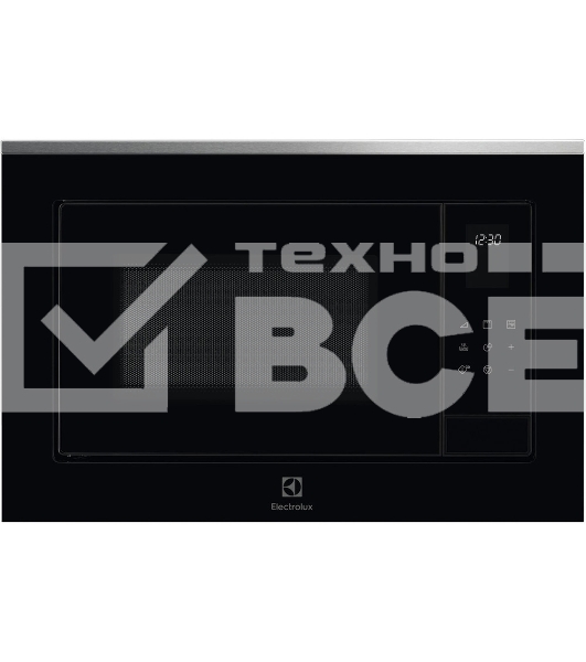 Встраиваемая микроволновая печь Electrolux LMS4253TMX / с грилем, объем 25 л., высота 390 мм, цвет черный/нерж. Сталь