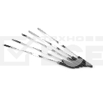 Электрошашлычница Centek CT-1460 1000Вт, Керам нагр, Рецепты, 5 шамп (310мм), вращ 12раз/мин+ колба!, фото3