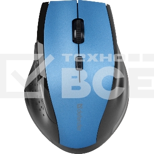 Мышь беспроводная Defender Accura MM-365 синий, 1600 dpi, радиоканал, USB, кнопки - 6