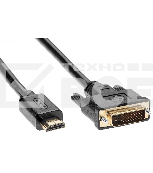 Кабель HDMI-DVI 5M LCG135E-5M TV-COM