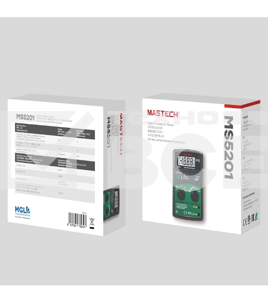 Измеритель сопротивления изоляции MS5201 MASTECH