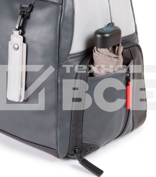 Сумка дорожная Piquadro Urban BV4447UB00/GRN серый/черный натур.кожа