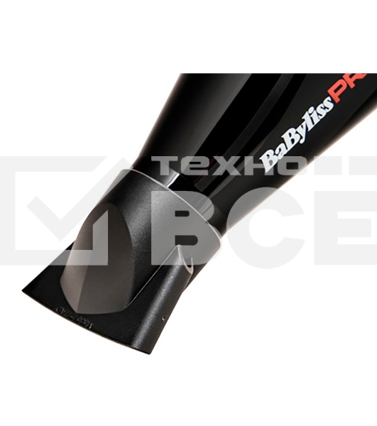 Фен BaByliss Pro Veneziano, 2000 Вт, 2 насадки, черный