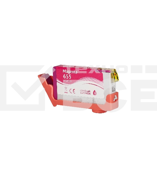 Картридж струйный Sakura CZ111AE (№655 Magenta) для HP, пурпурный, 11 мл., 600 к.