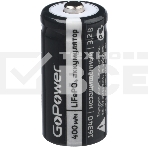 Аккумулятор  GoPower Li-ion16340 PK1 3V 650mAh с защитой, фото 1