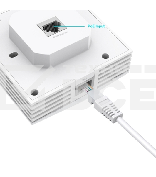 Точка доступа TP-Link EAP650-Wall AX3000 10/100/1000BASE-TX