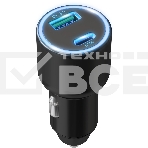 Автомобильное зар./устр. Wiiix UCC-7-2-10 18W 3.25A+3A (PD+QC) USB/USB Type-C универсальное черный, фото2