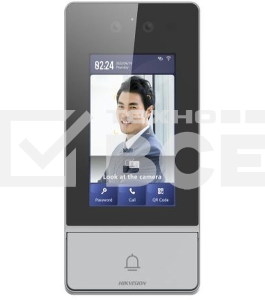 Видеопанель Hikvision DS-KV9503-WBE1 цветной сигнал