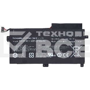 Аккумуляторная батарея для ноутбука Samsung 370R5E, 470R5E  11.4V 43Wh черный