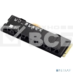 Накопитель SSD WD 1Tb Black SN850X, M.2(22x80mm), NVMe, PCIe 4.0 x4, 3D TLC, R/W 7300/6300MB/s, IOPs 800 000/1 100 000, TBW 600, DWPD 0.3, with Heat Spreader (12 мес.), фото3