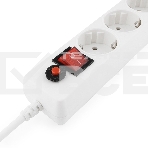 Сетевой фильтр Гарнизон ECL-5-W-1.4, 5р, 10А, 1.4м, ур.защиты 4, белый, пакет, фото5