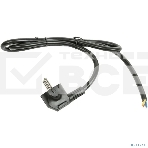 Кабель питания Filum FL-PC-SH90-C2-1.8-BK ПВС-ВП 3x1.5 CEE 7/7(Schuko) угловая - свободный конец, 220/250В, 16А, чёрный, 1,8м, фото 1