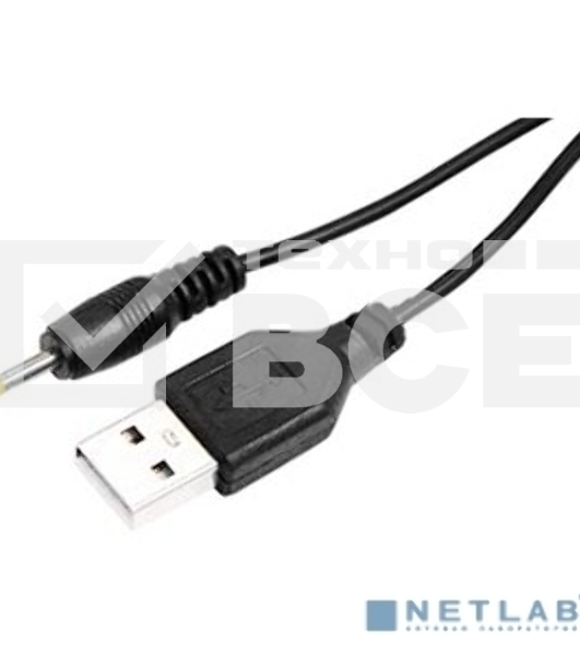 Кабель Rexant (18-1155) USB-штекер - DC-разъем питание 0,7х2,5 мм, длина 1 метр
