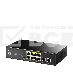Коммутатор Cudy 8 RJ-45 10/100/1000M PSE ports +2 RJ45 10/100/1000 Uplink Port Unmanaged PoE+ Switch 120W, CCTV/VLAN mode support, long distance:250M at CCTV mode. 802.3af/at standard, Aternative 1/2(+),3/6(-), Rack-mountable Steel Case, Watchdog, 120W internal, фото6