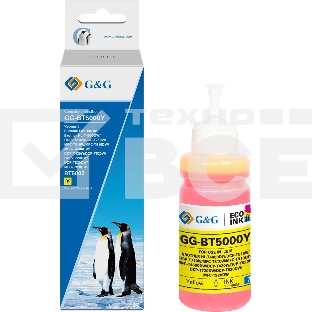 Чернила G&G GG-BT5000Y желтый70мл для Brother HL-T4000DW/DCP-T510W/DCP-T710W/MFC-T810W/