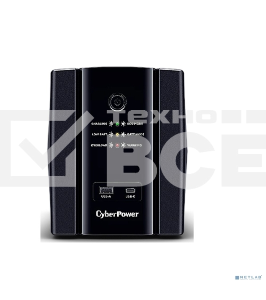 Источник бесперебойного питания CyberPower UT1500EG Line-Interactive 1500VA/900W USB/RJ11/45/USB charger A/C