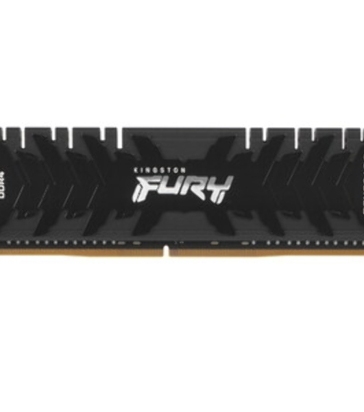 Оперативная память Kingston Fury Renegade, DDR4, 16GB (1x16GB), 3200MHz, CL16, DIMM, с радиатором, RGB, серебристый/черный