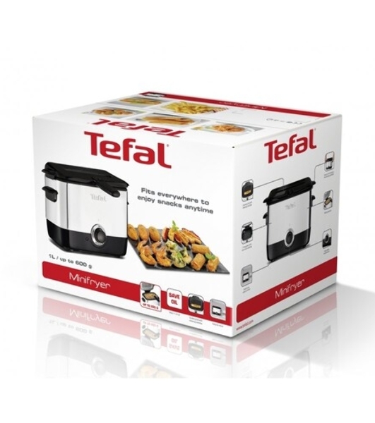 Фритюрница Tefal FF220015 1000Вт серебристый/черный