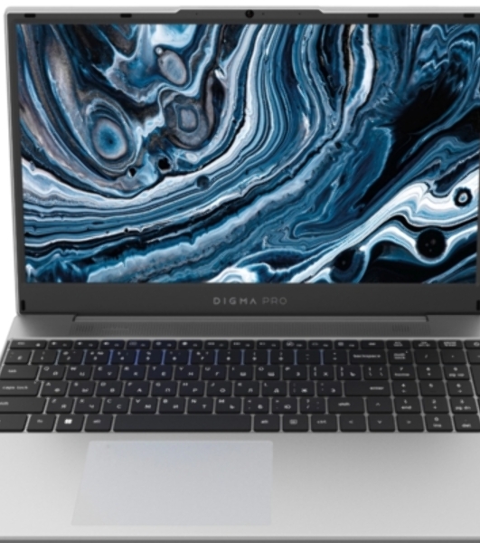 Ноутбук Digma Pro Breve Ryzen 7 5700U/16Gb/SSD 512Gb/15.6'/IPS/FHD/W11Pro/silver/4500mAh