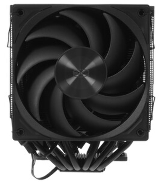 Кулер для процессора PCCooler RZ620 WH (260W, 4-pin PWM, 158мм, Al/Cu, 6x6мм, 2x120мм, 86.73CFM, 32dBA, 1800RPM, S: 1851/1700/1200/115X, AM5/AM4, белый)