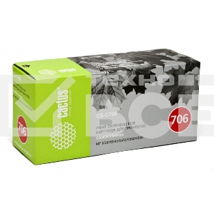 Картридж лазерный Cactus CS-C706 черный (5000 стр.) для CANON MF6530/6540/6550/6580