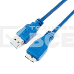Кабель Gembird/Cablexpert CCP-mUSB3-AMBM-0.5M Кабель USB 3.0 Pro , AM/microBM 9P, 0.5м, экран, синий, фото4