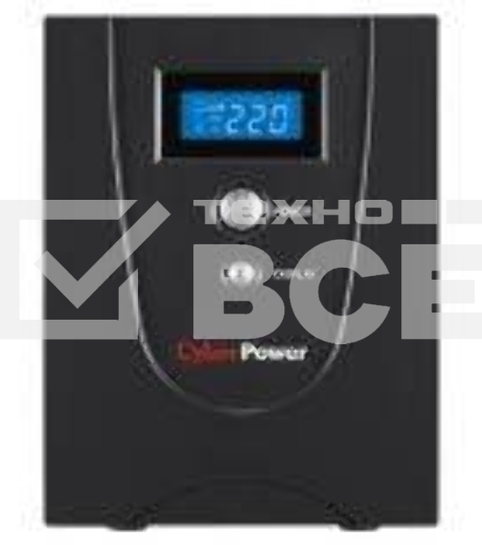 Источник бесперебойного питания CyberPower VALUE2200EILCD black 2200VA/1320W