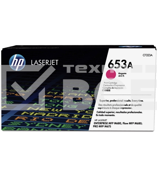 Тонер Картридж HP 653A CF323A пурпурный для HP MFP M680/Flow MFP M680 (16000стр.)