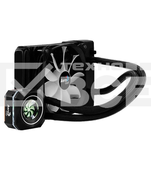 Комплект жидкостного охлаждения Aerocool / Formula Pulse L120 (универсальный, 200W, 10.5-38.5 dB, 600-1800 rpm, 120мм, 4 pin, RGB под