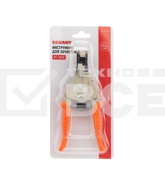 Инструмент для зачистки кабеля Rexant HT-369 C 0,3 - 6 мм²