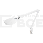 Лупа на струбцине Rexant, круглая, 5D, с подсветкой 72 SMD, сенсорный регулятор яркости, белая, фото5