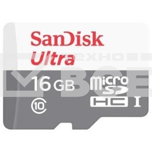 Флеш-накопитель Sandisk Ultra microSDHC 16GB 80MB/s Class 10