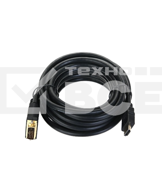 Кабель HDMI-DVI 5M LCG135E-5M TV-COM