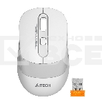 Мышь беспроводная A4Tech Fstyler FG10S белый/серый, 2000 dpi, радиоканал, USB, кнопки - 4, фото2