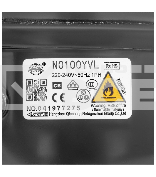 Холодильник Hyundai CC2051WT белый двухкамерный 120/34л морозилка снизу, капельная система