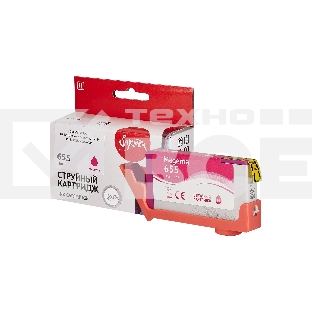 Картридж струйный Sakura CZ111AE (№655 Magenta) для HP, пурпурный, 11 мл., 600 к.