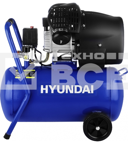 Компрессор поршневой Hyundai HYC 40100 масляный 400л/мин 100л 2200Вт