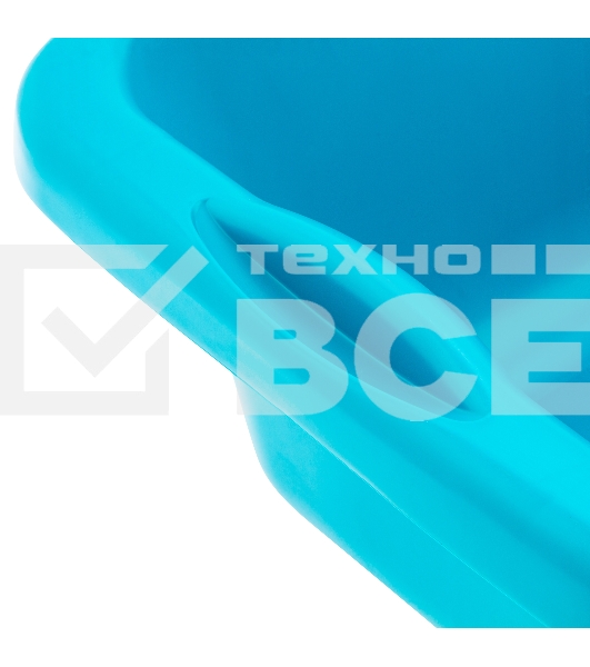 Таз пластмассовый прямоугольный 25 л, бирюзовый, HomePalisad