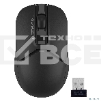 Мышь беспроводная A4Tech Fstyler FG12 черный, 1200 dpi, радиоканал, USB, кнопки - 3, фото3