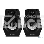 Колонки Sven 370 2.0 чёрные  (2x2W, USB, RGB подсветка), фото6