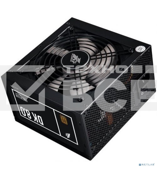 Блок питания 1STPLAYER DK PREMIUM 800W, 800Вт, 80 PLUS Bronze, 120мм, черный