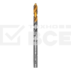 Сверло спиральное по металлу 7,5 x 109мм, Р6М5, Golden Tip, многогранная заточка Denzel, фото5