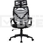 Кресло компьютерное Cactus CS-MC414-BK черный, сетка/ткань, фото11